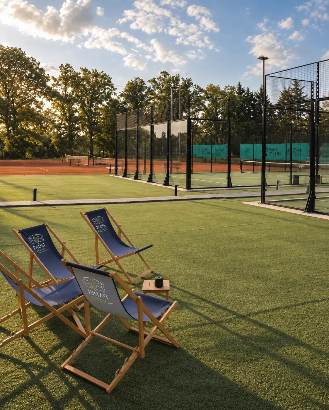 Outdoor-Padelplätze in der bestehenden Sportanlage der DJK Erlangen