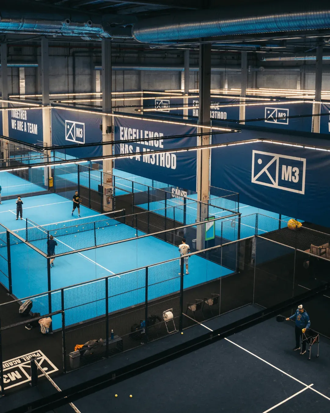 Padel Tech padel court at an international club